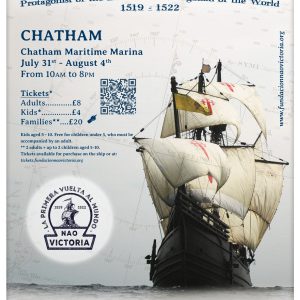 Nao Victoria visits Chatham Maritime